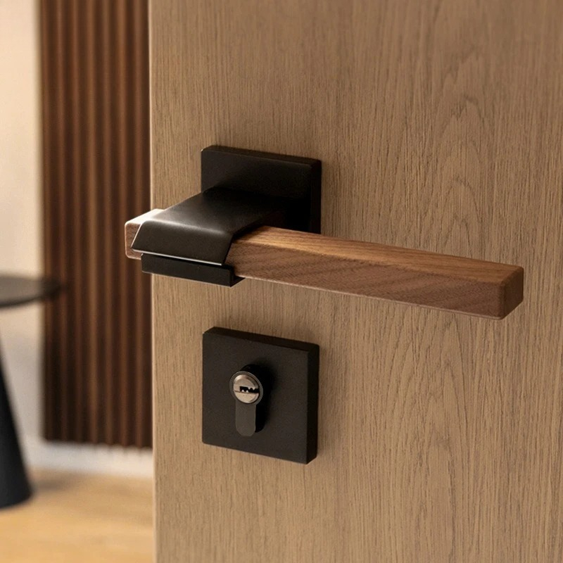 Home Hardware Bathroom Accessories - Kunci Pintu Walnut untuk Interior, Kunci