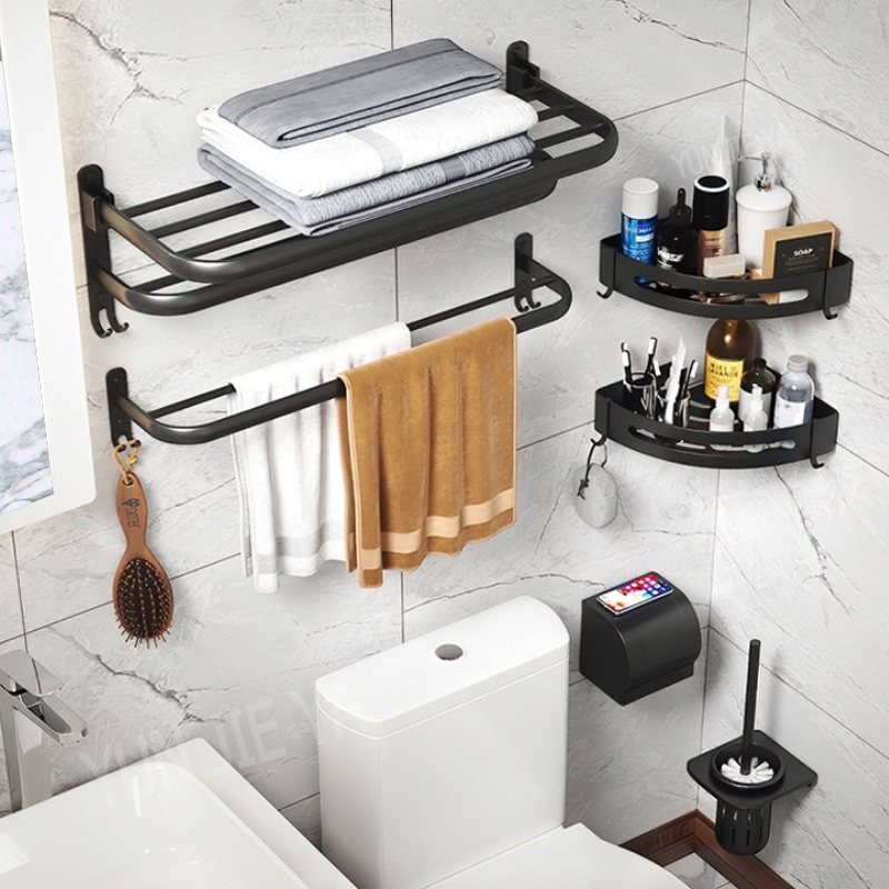 Home Hardware Bathroom Accessories - Rak Handuk Kamar Mandi Tanpa Bor