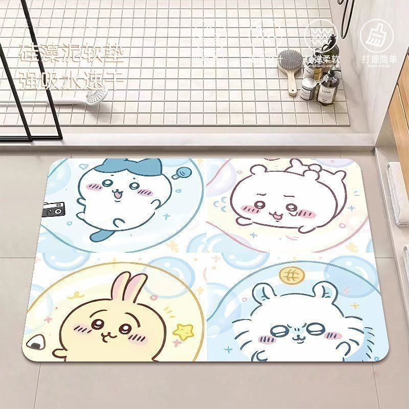 Home One Bathroom - Anime Chiikawa Hachiware Usagi Diatom Mud