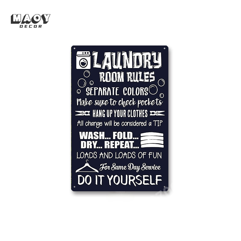 Slogan Tanda Logam Dekorasi Ru - Home Bathroom Wall Art ulasan dan harga