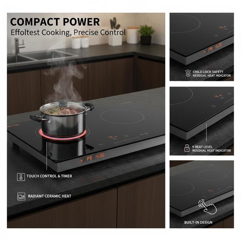 Kompor Keramik Radiant 24 Inci - Home Kitchen & Bathroom ulasan dan harga