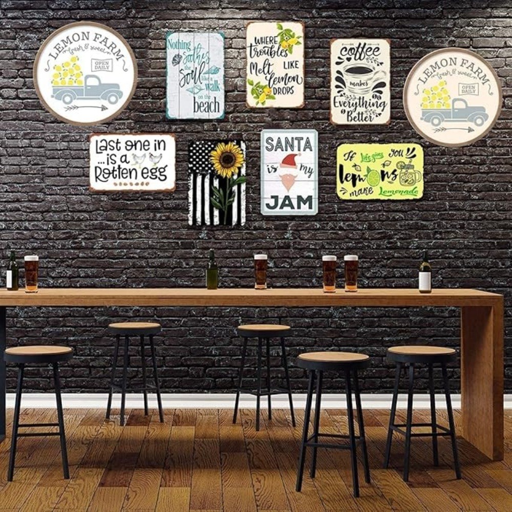 CIFBUY Seni Dinding Aluminium  - Home Bathroom Wall Art ulasan dan harga