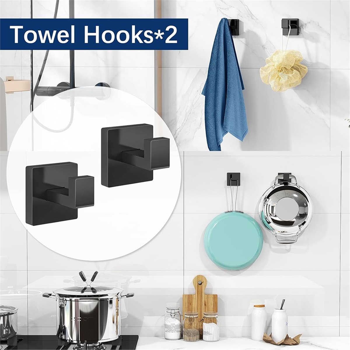 Alat Rumah Tangga 5 Buah Set A - Home Hardware Bathroom Accessories ulasan dan harga