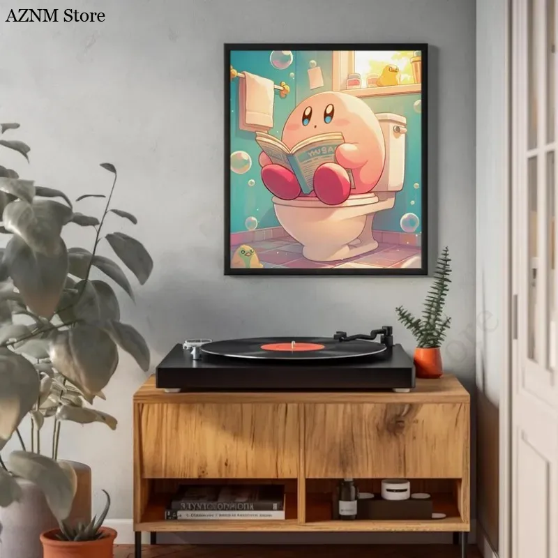 Poster Video Game Kartun Kamar - Home Bathroom Wall Art ulasan dan harga