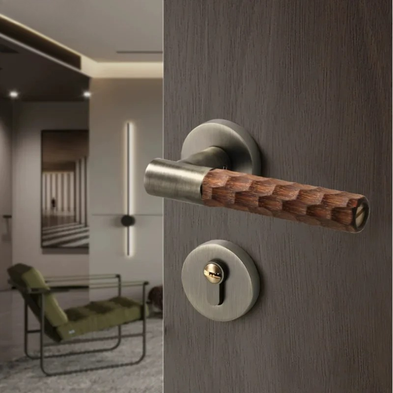 Gagang Pintu Kayu Kunci Senyap - Home Hardware Bathroom Accessories ulasan dan harga