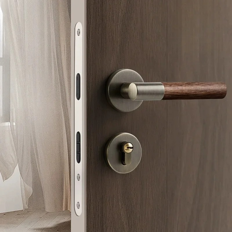 Gagang Pintu Kayu Kunci Senyap - Home Hardware Bathroom Accessories ulasan dan harga