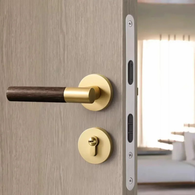 Gagang Pintu Kayu Kunci Senyap - Home Hardware Bathroom Accessories ulasan dan harga