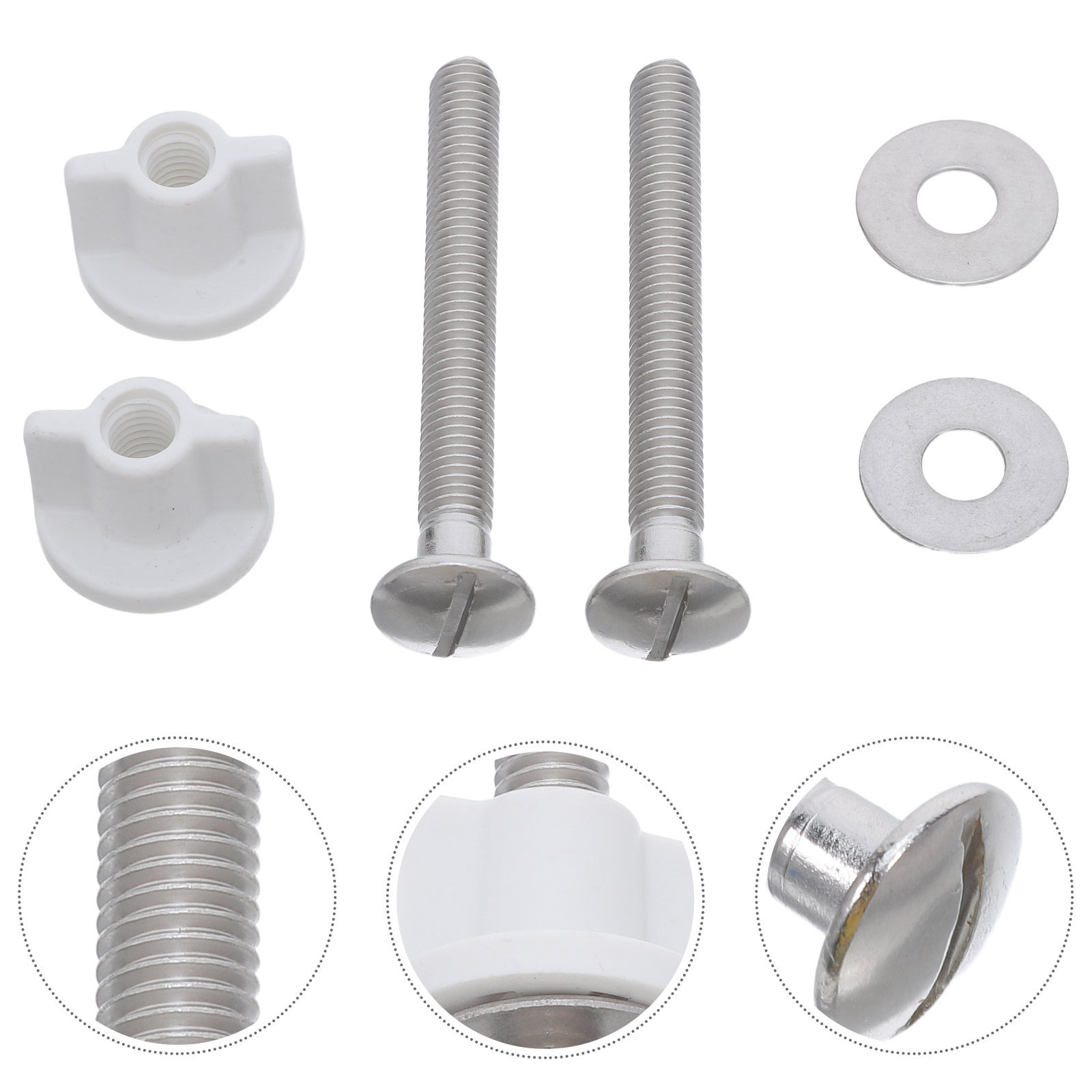 2Pcs Aksesori Dudukan Toilet,  - Home Hardware Bathroom Accessories ulasan dan harga