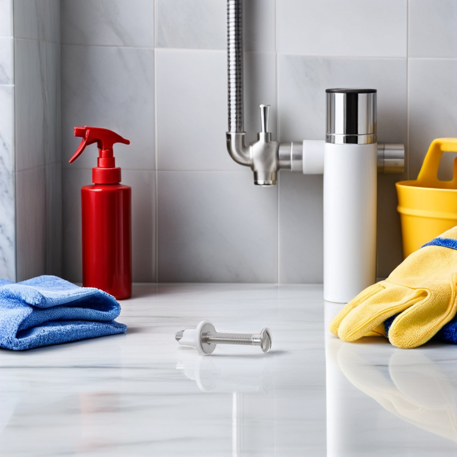 2Pcs Aksesori Dudukan Toilet,  - Home Hardware Bathroom Accessories ulasan dan harga