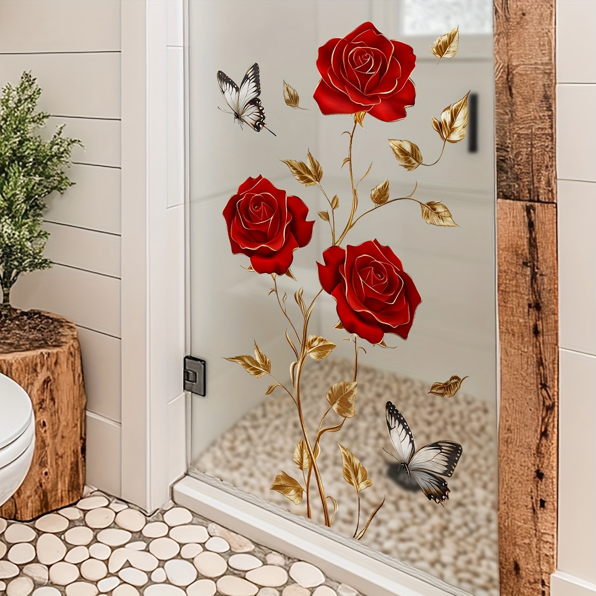 1 Buah Stiker Jendela dan Dind - Home One Bathroom ulasan dan harga
