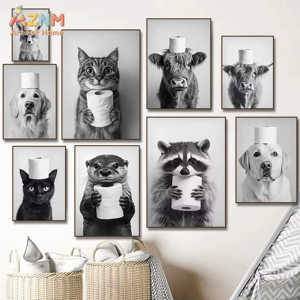 1 Buah, Lukisan Kanvas Cetak P - Home Bathroom Wall Art ulasan dan harga