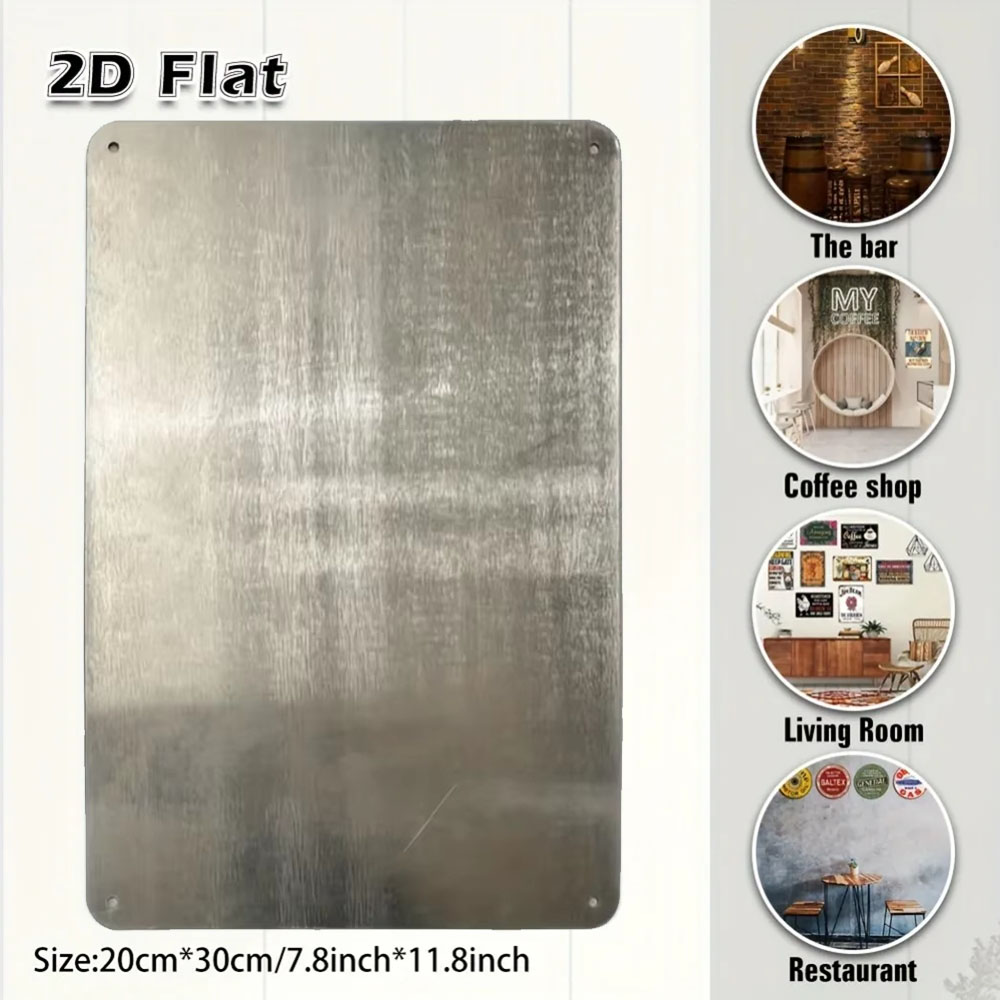 Seni Dinding Logam 2D untuk Wa - Home Bathroom Wall Art ulasan dan harga