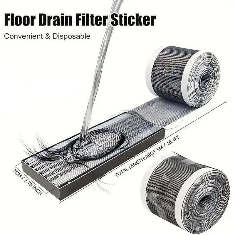 1-3 Gulungan Stiker Saluran La - Drain Hair Catcher ulasan dan harga