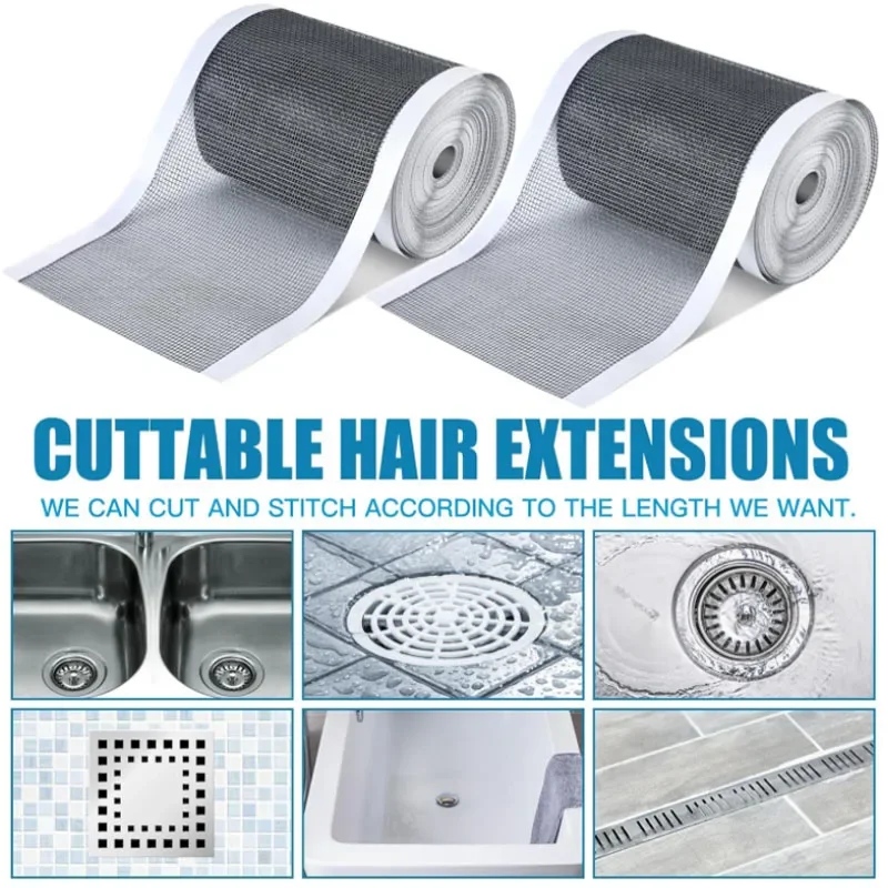 1-3 Gulungan Stiker Saluran La - Drain Hair Catcher ulasan dan harga