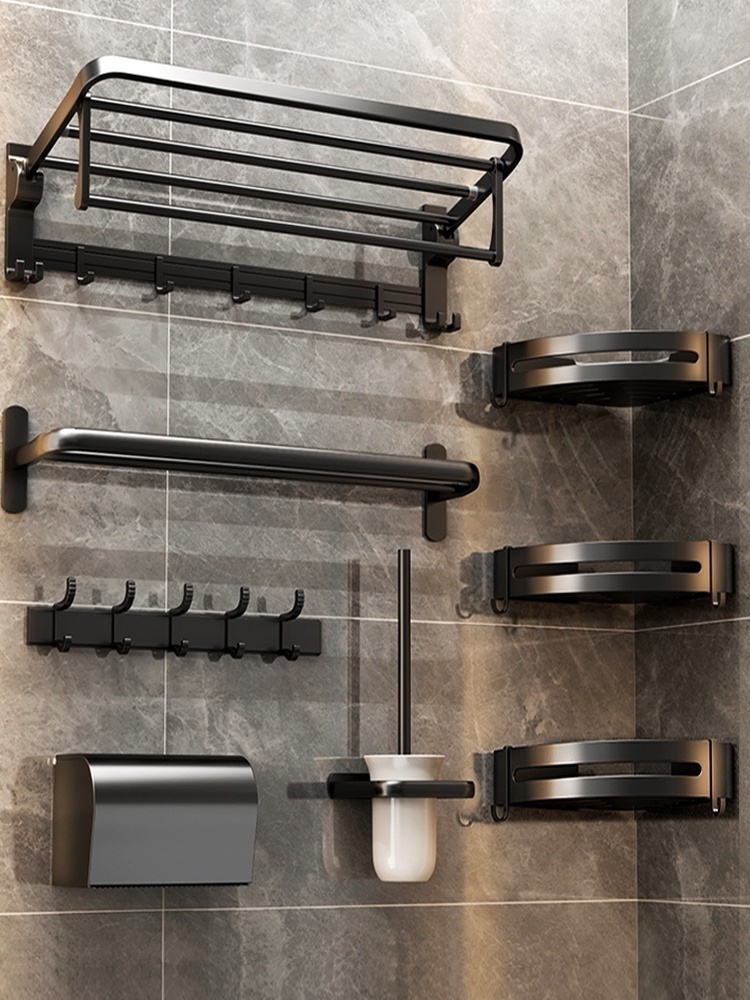 Rak Handuk Kamar Mandi Tanpa B - Home Hardware Bathroom Accessories ulasan dan harga