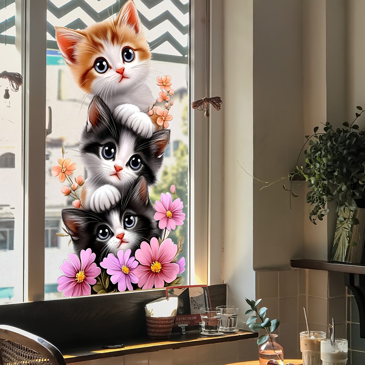 1 Buah Stiker Jendela dan Dind - Home One Bathroom ulasan dan harga